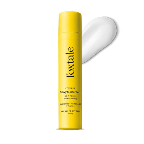Foxtale SPF 70 Niacinamide Dewy Sunscreen with PA++++